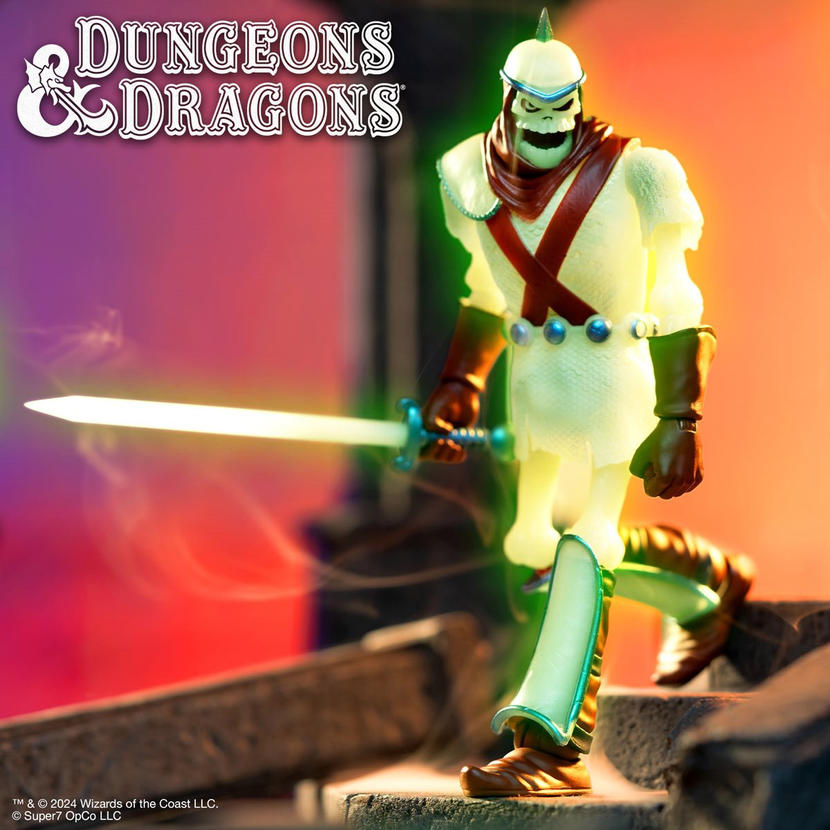 Dungeons and Dragons Ultimates Dekkion Skeleton Warrior (Glow-in-the-Dark) 7-Inch Action Figure