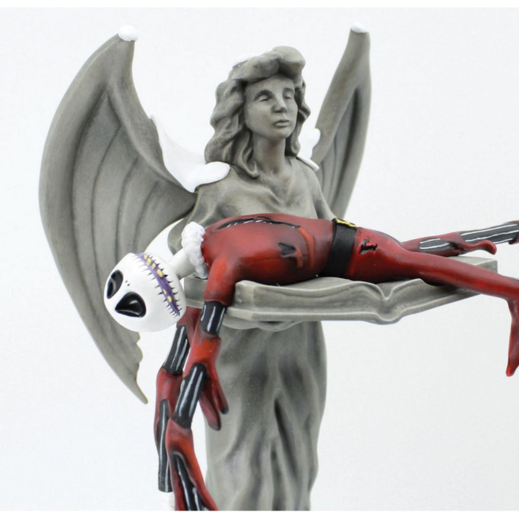The Nightmare Before Christmas Santa Jack & Zero Statue