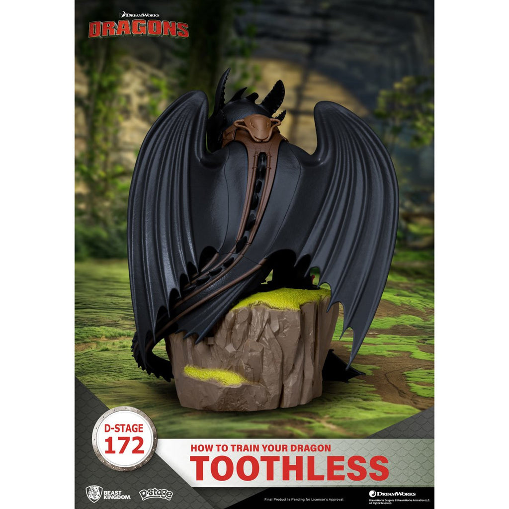 How to Train Your Dragon Toothless DS-172 D-Stage Statue