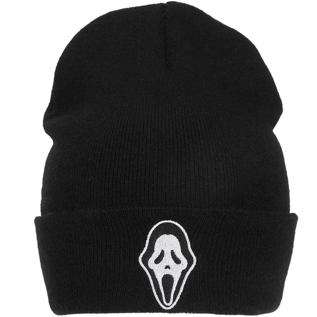 Ghostface Embroidered Logo Cuff Beanie
