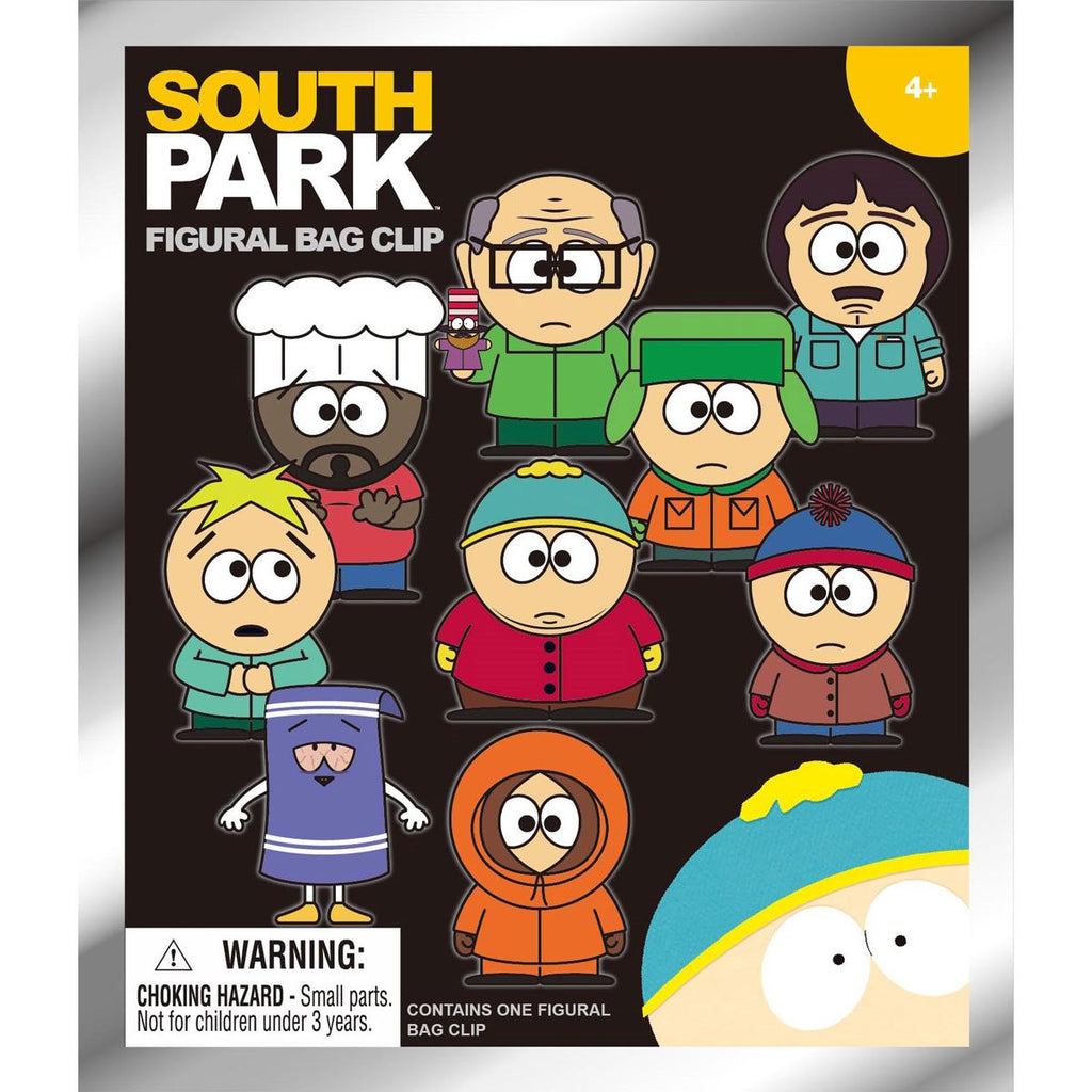 South Park 3D Foam Bag Clip Random 6-Pack