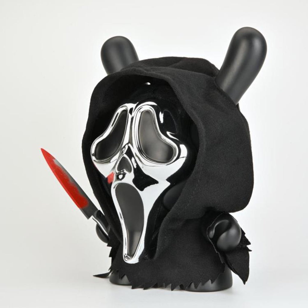 Ghost Face Chrome Mask Version 8-Inch Limited Edition Dunny Statue