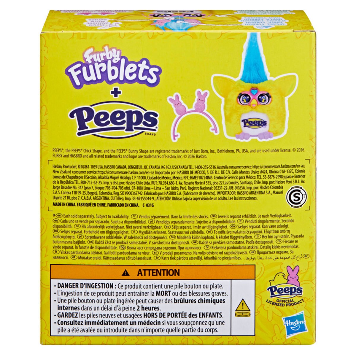Furby Furblets PEEPS Mini 3-Inch Plush