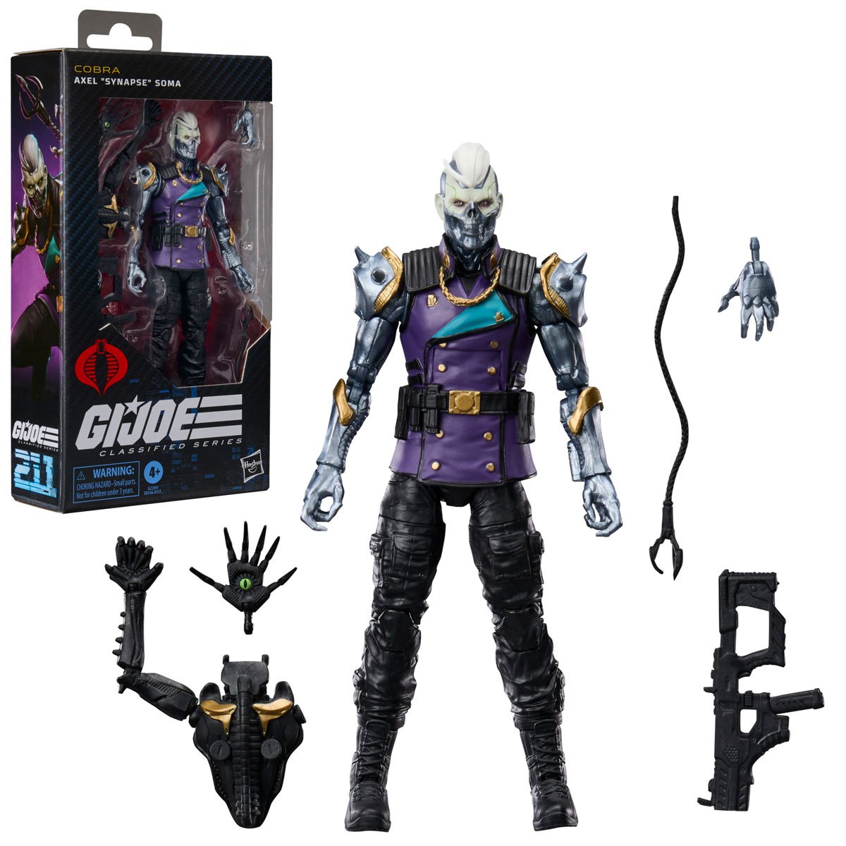G.I. Joe Classified Series 211 Axel Synapse Soma 6-Inch Action Figure