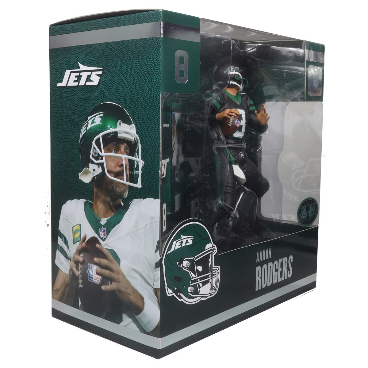 NFL SportsPicks 2024 Wave 2 New York Jets Aaron Rodgers 7-Inch Scale Posed Figure