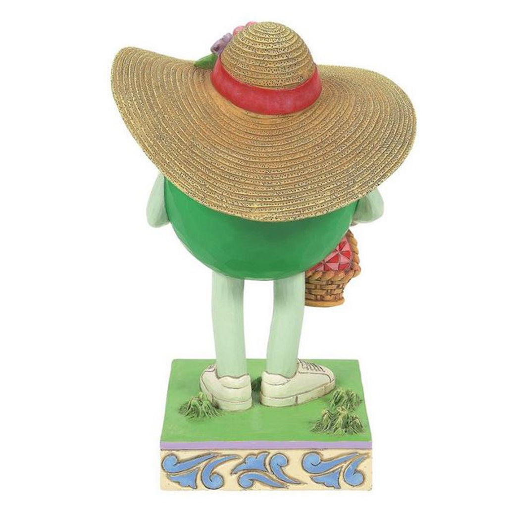 M&M's Green Character with Basket By Jim Shore Statue