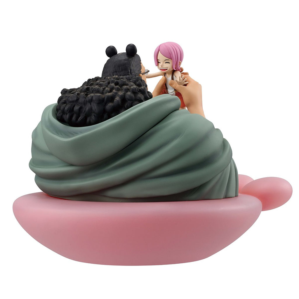 One Piece Kuma and Bonney Dramatic Memories Revible Moment Ichibansho Statue