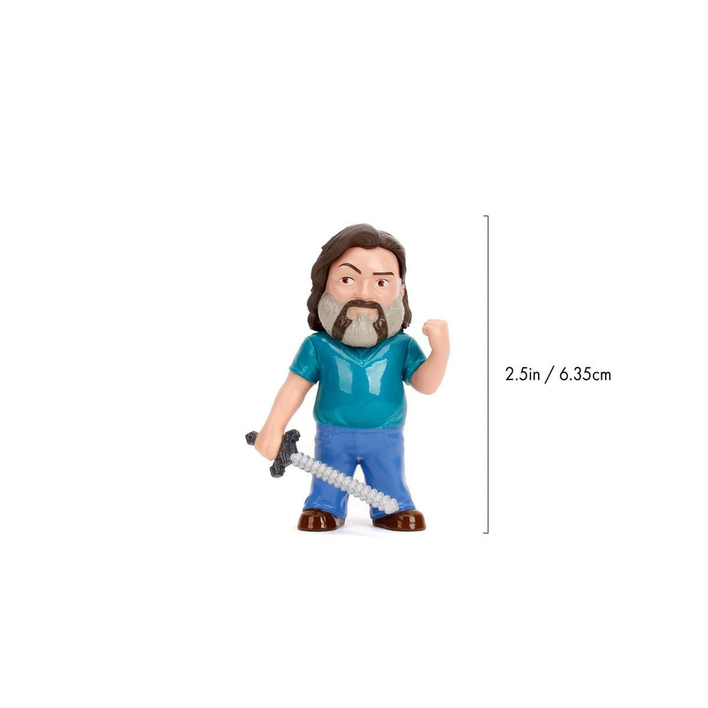 A Minecraft Movie Wave 1 MetalFigs 2 1/2-Inch Die-Cast Metal Mini-Figure 4-Pack