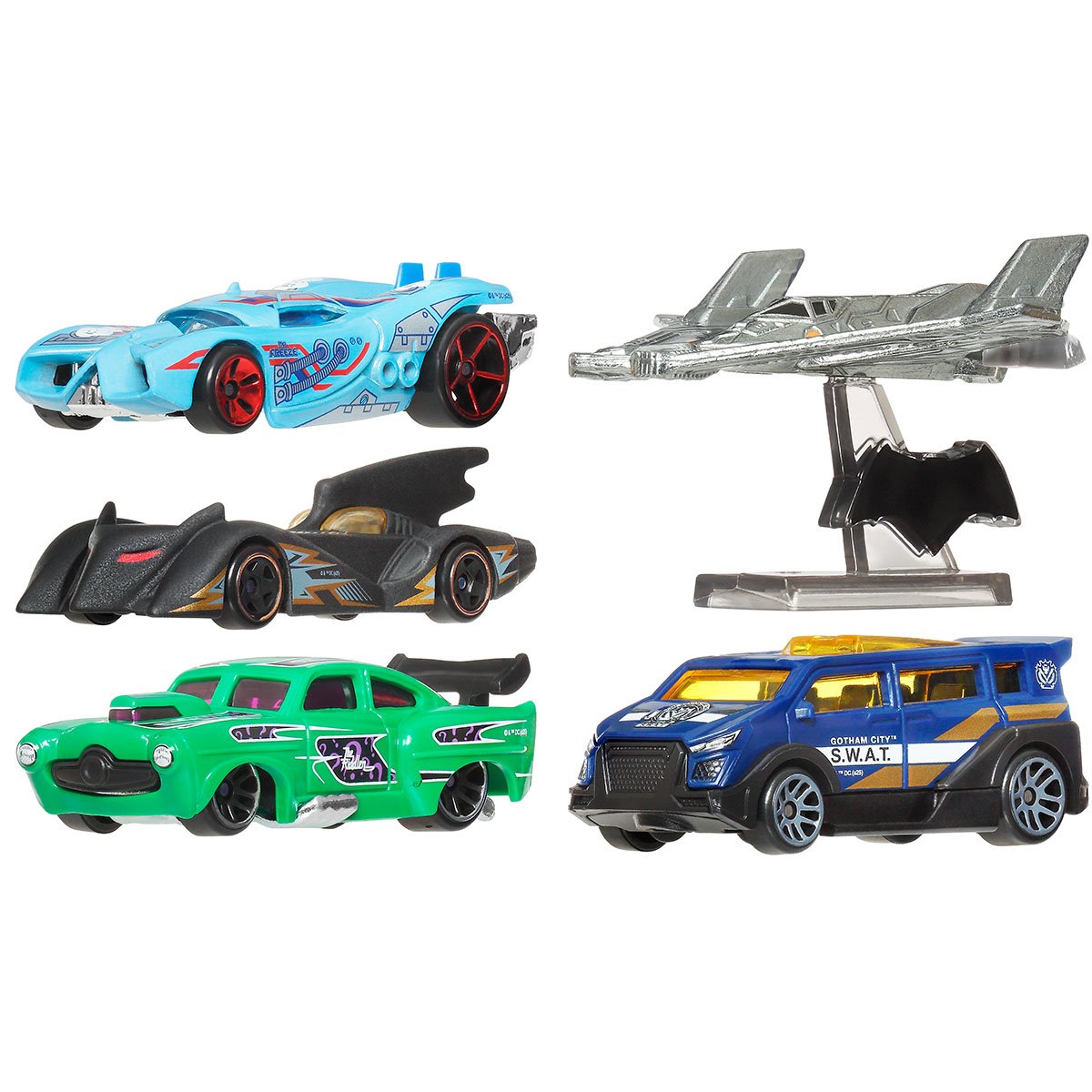 Hot Wheels Batman Themed 2026 Mix 2 Vehicles Case of 10