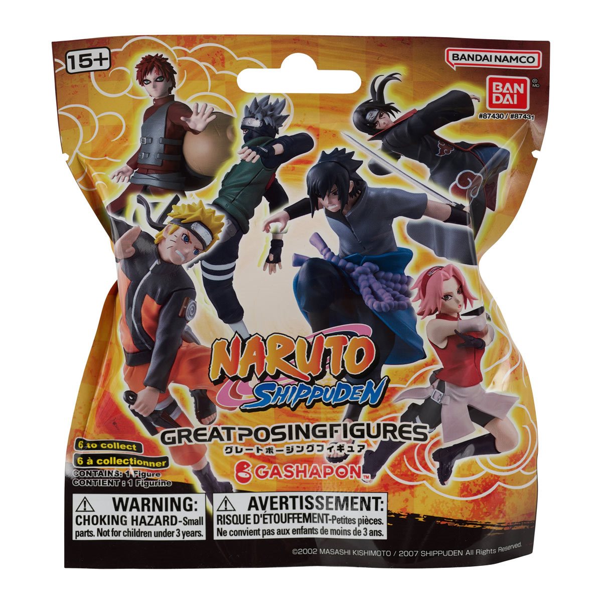 Naruto Shippuden Posed Blind Mini-Figure Display Box of 24