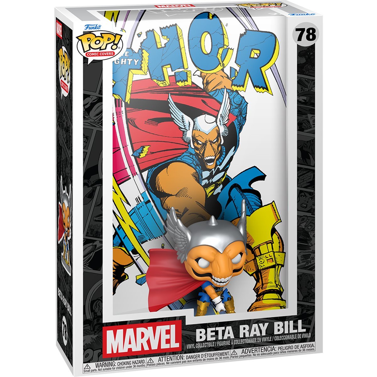 Marvel Beta Ray Bill Funko Pop! Comic Cover Figure #78 with Case