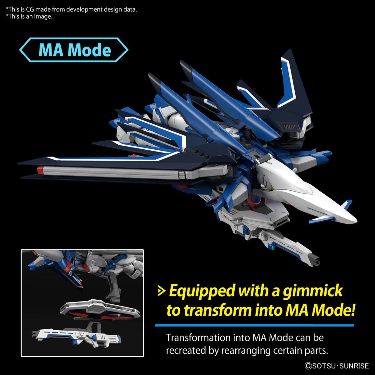 Mobile Suit Gundam Seed Freedom Rising Freedom Gundam High Grade 1:144 Scale Model Kit