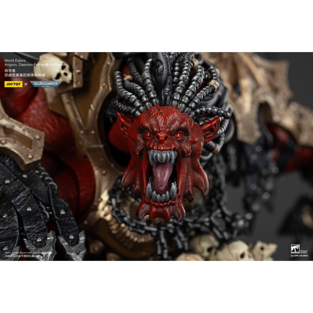 Joy Toy Warhammer 40,000 World Eaters Angron Daemon Primarch of Khorne 1:18 Scale Action Figure