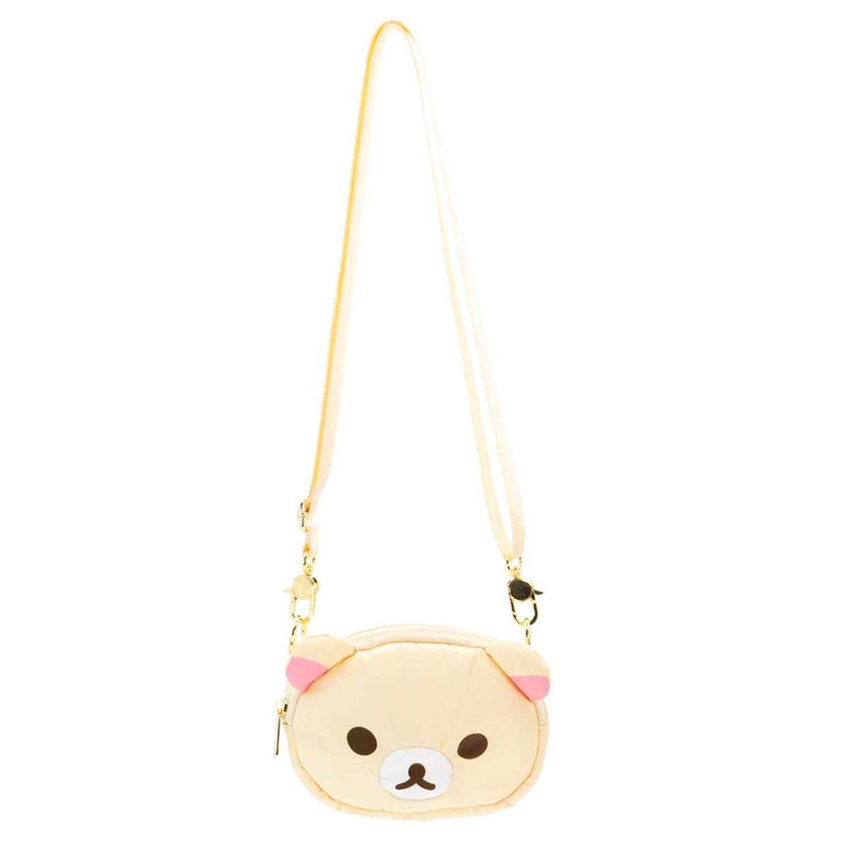 Rilakkuma Kirolakkuma Padded Nylon Crossbody Bag with Strap