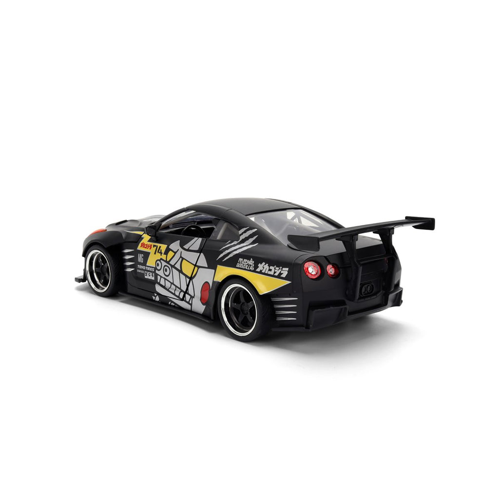 Hollywood Rides Mechagodzilla 2009 Nissan GT-R R35 Ben Sopra 1:24 Scale Die-Cast Metal Vehicle