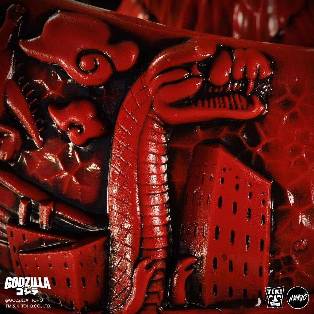 Destroy All Monsters Godzilla Fire Dragon Variant Limited Edition Tiki Scorpion Bowl