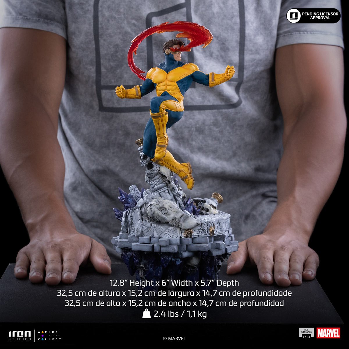 X-Men Cyclops Infinity Gauntlet Diorama Battles Diorama Series Art 1:10 Scale Statue