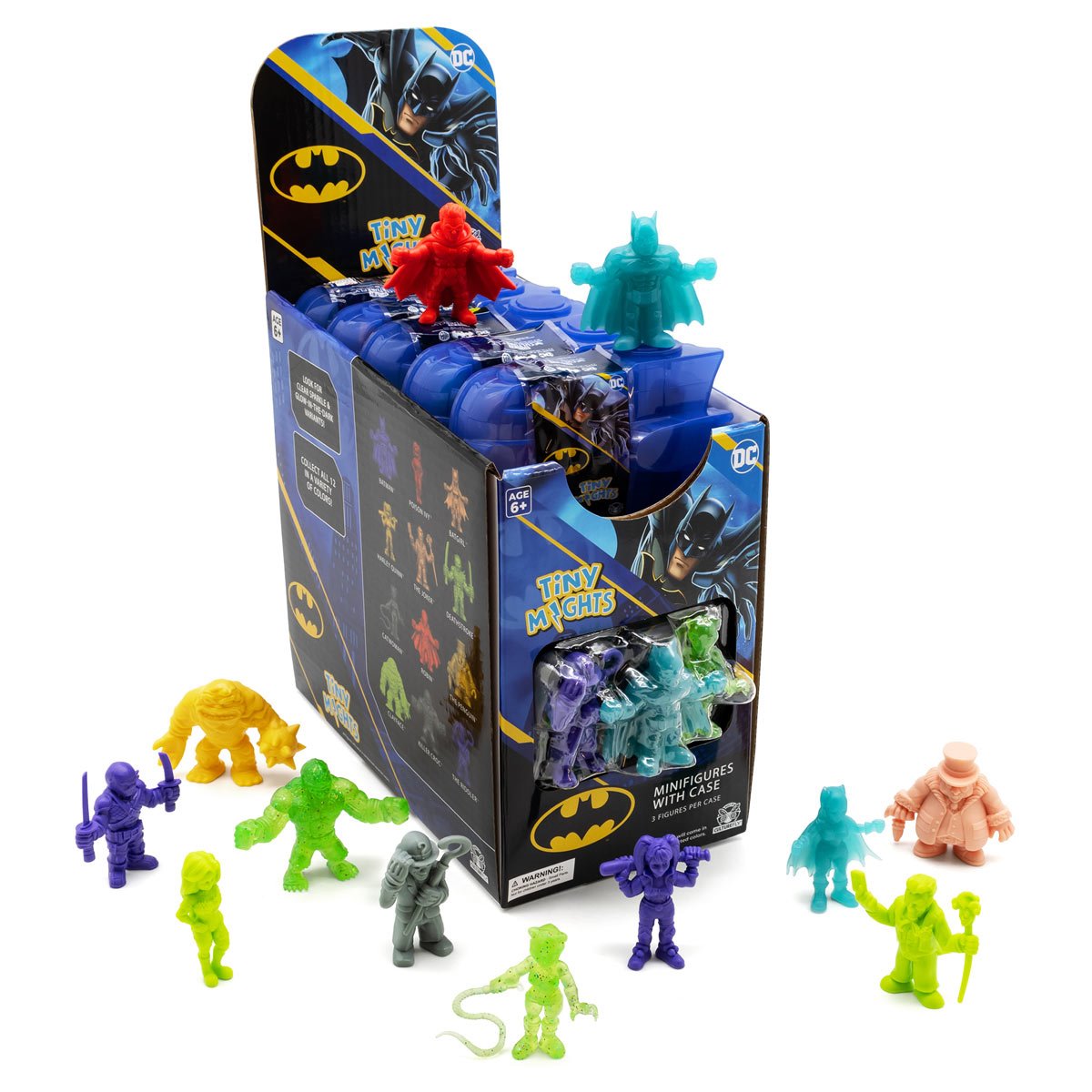 Batman Tiny Mights Mini-Figures 3-Pack Case of 16