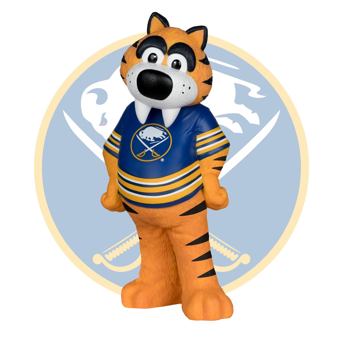 NHL Buffalo Sabres Sabretooth Mascot Posed Figure
