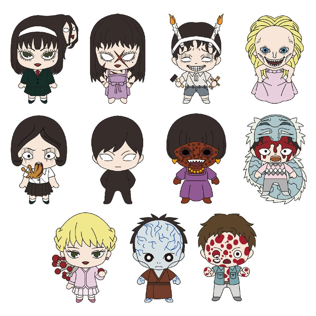 Junji Ito Series 1 3D Foam Bag Clip Display Case of 24