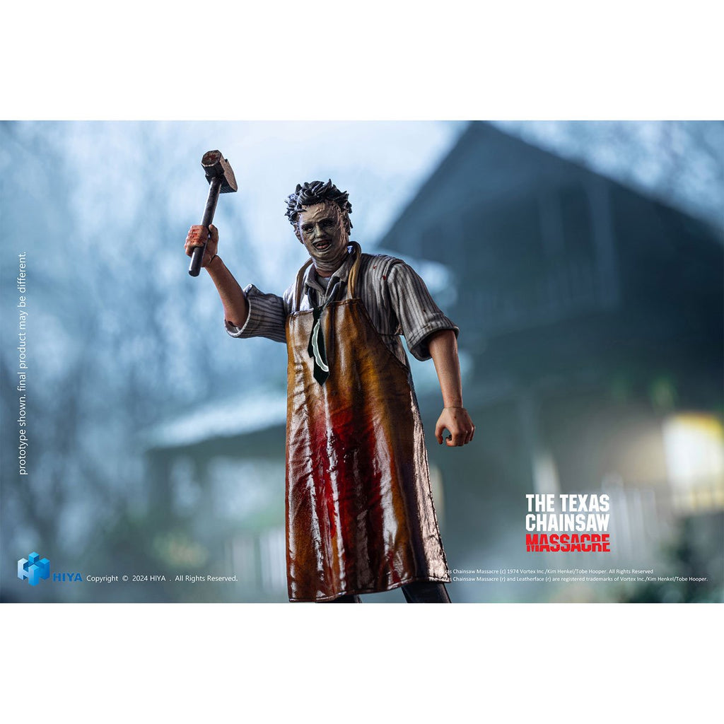 Texas Chainsaw Massacre 1974 Exquisite Mini Leatherface Killing Mask 1:18 Scale Action Figure - Previews Exclusive