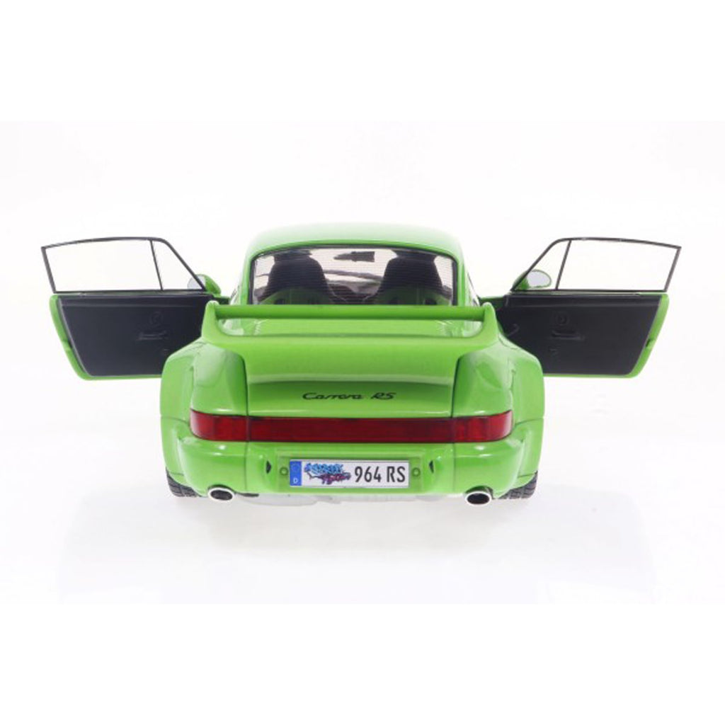 1990 Porsche 911 964 Carrera RS 3.8 Green Metallic 1:18 Scale Die-Cast Metal Vehicle