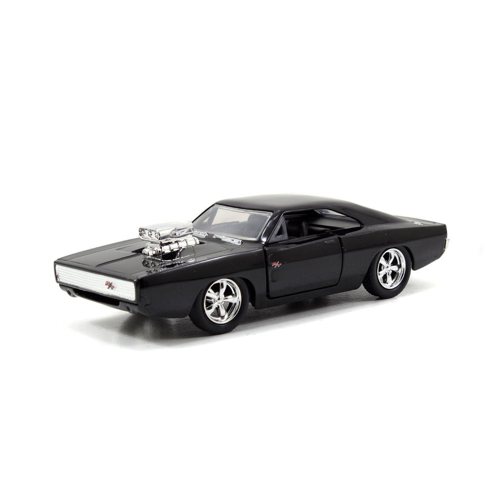 Fast and Furious Dom's Dodge Charger R/T and Brian's Toyota Supra 1:32 Scale Die-Cast Metal Vehicle 2-Pack