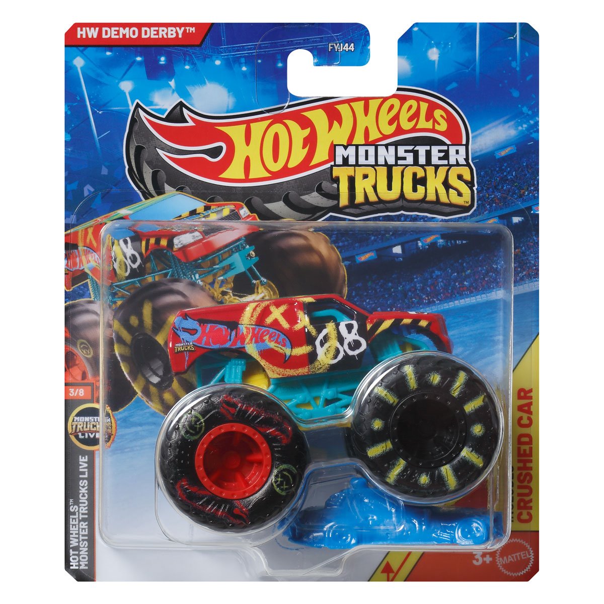 Hot Wheels Monster Trucks 1:64 Scale Vehicle 2026 Mix 2 Case of 8