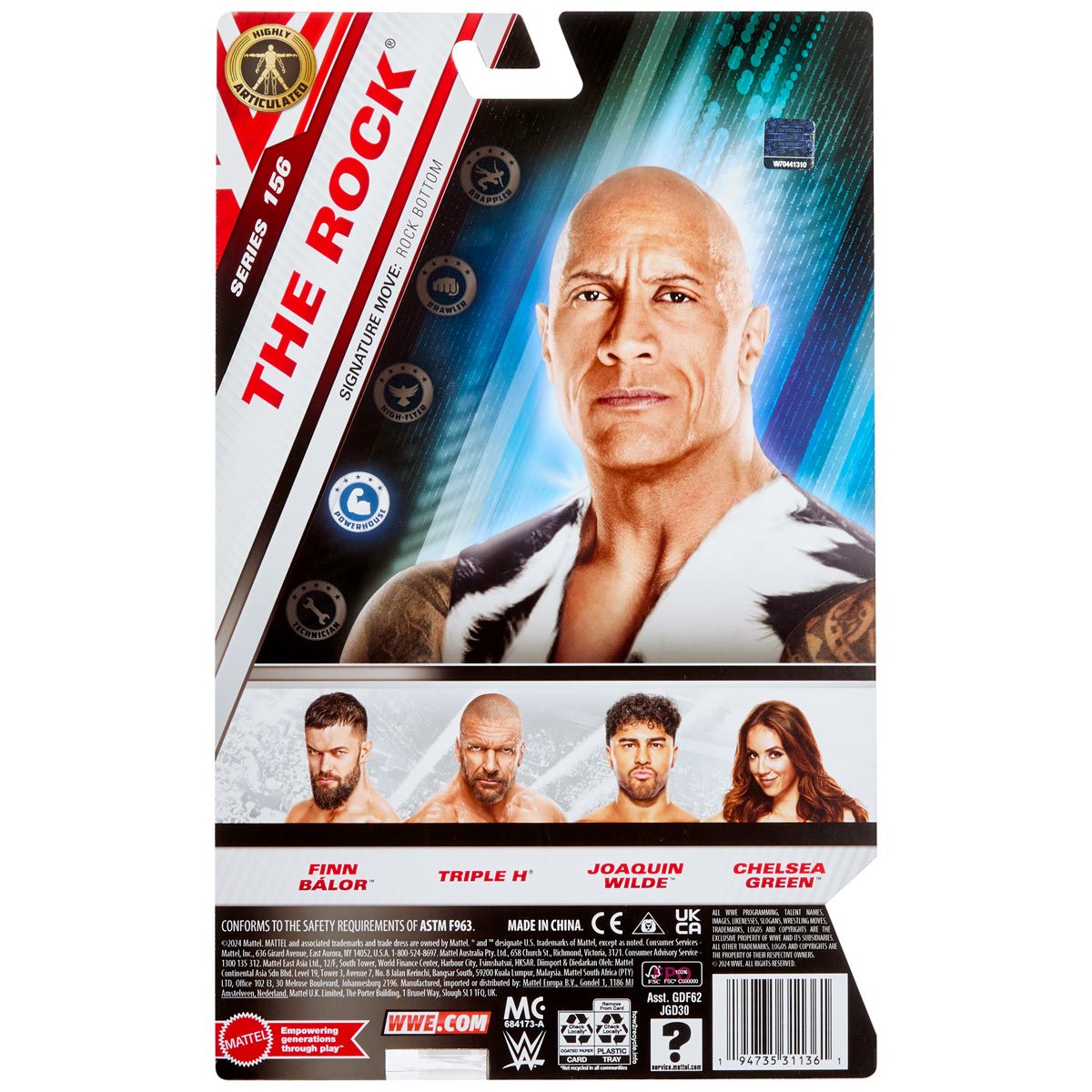 WWE Main Event Series 156 The Rock Action Figure