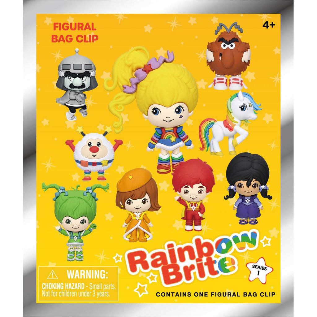 Rainbow Brite 3D Foam Bag Clip Random 6-Pack