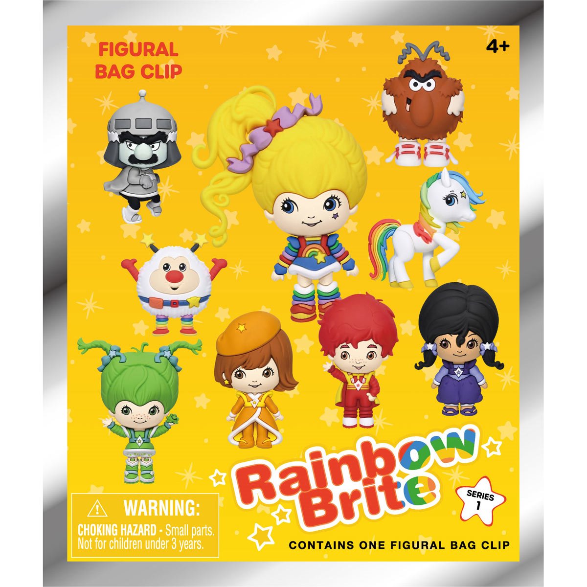 Rainbow Brite 3D Foam Bag Clip Random 6-Pack