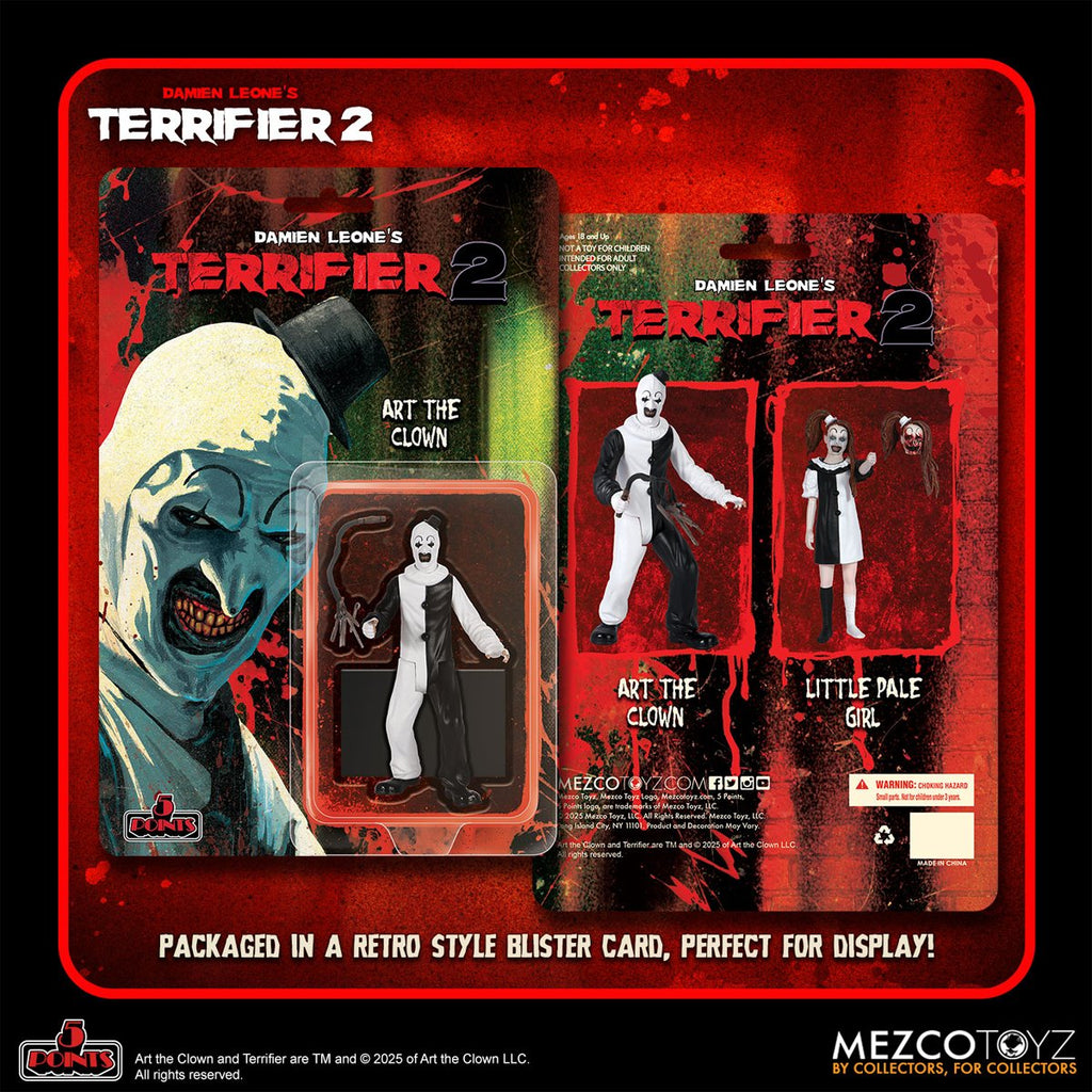 Terrifier 2 5 Points Action Figures Set of 2