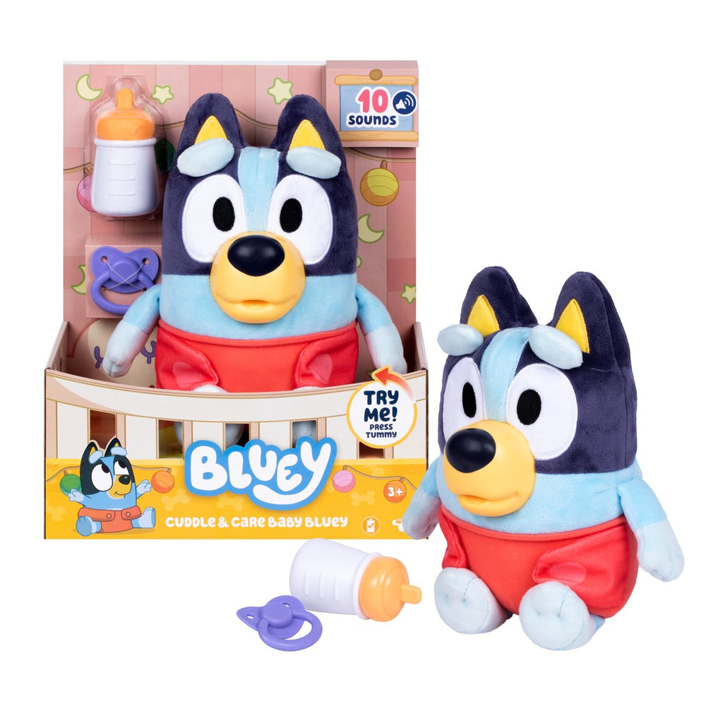 Bluey Cuddle & Care Baby Bluey Plush