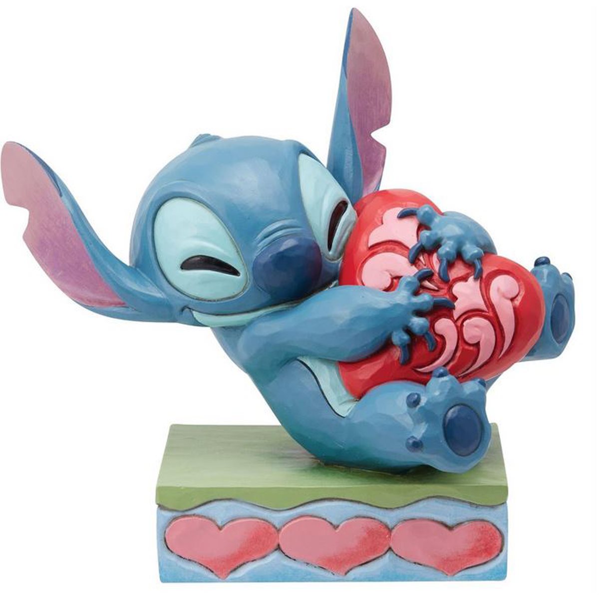 Disney Traditions Lilo & Stitch Stitch Hugging Heart by Jim Shore Statue