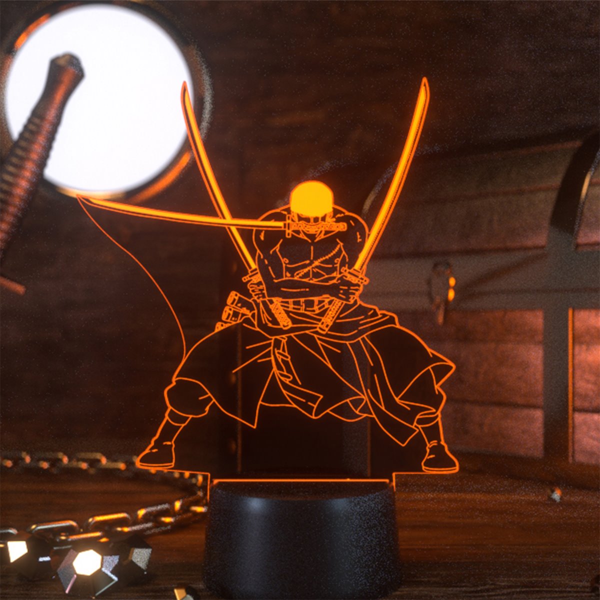 One Piece Zoro Otaku Lamp