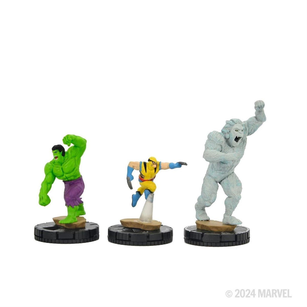 Marvel HeroClix Iconix: Wolverine First Appearance Mini-Figure 3-Pack