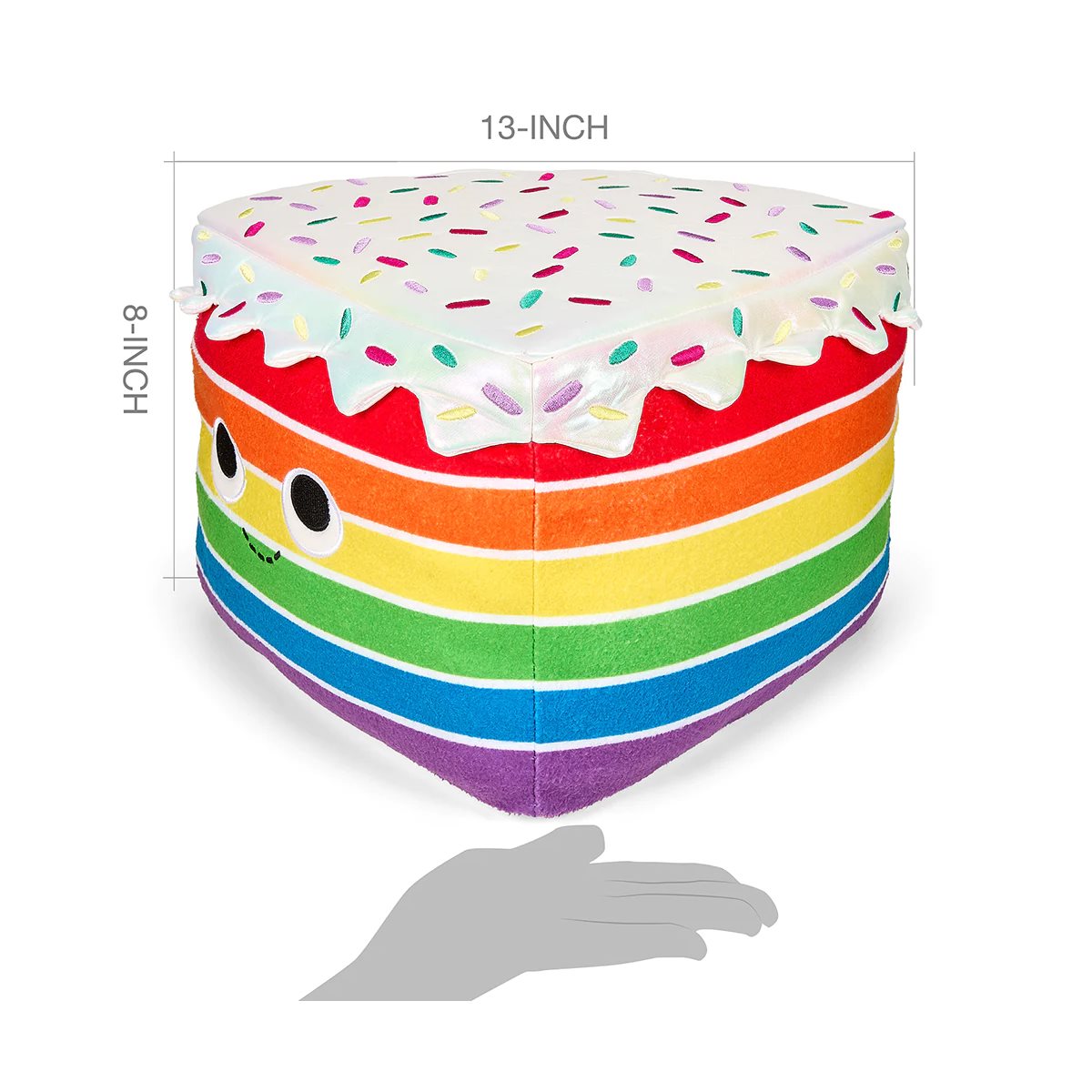 Yummy World Roy the Rainbow Cake 13-Inch Plush