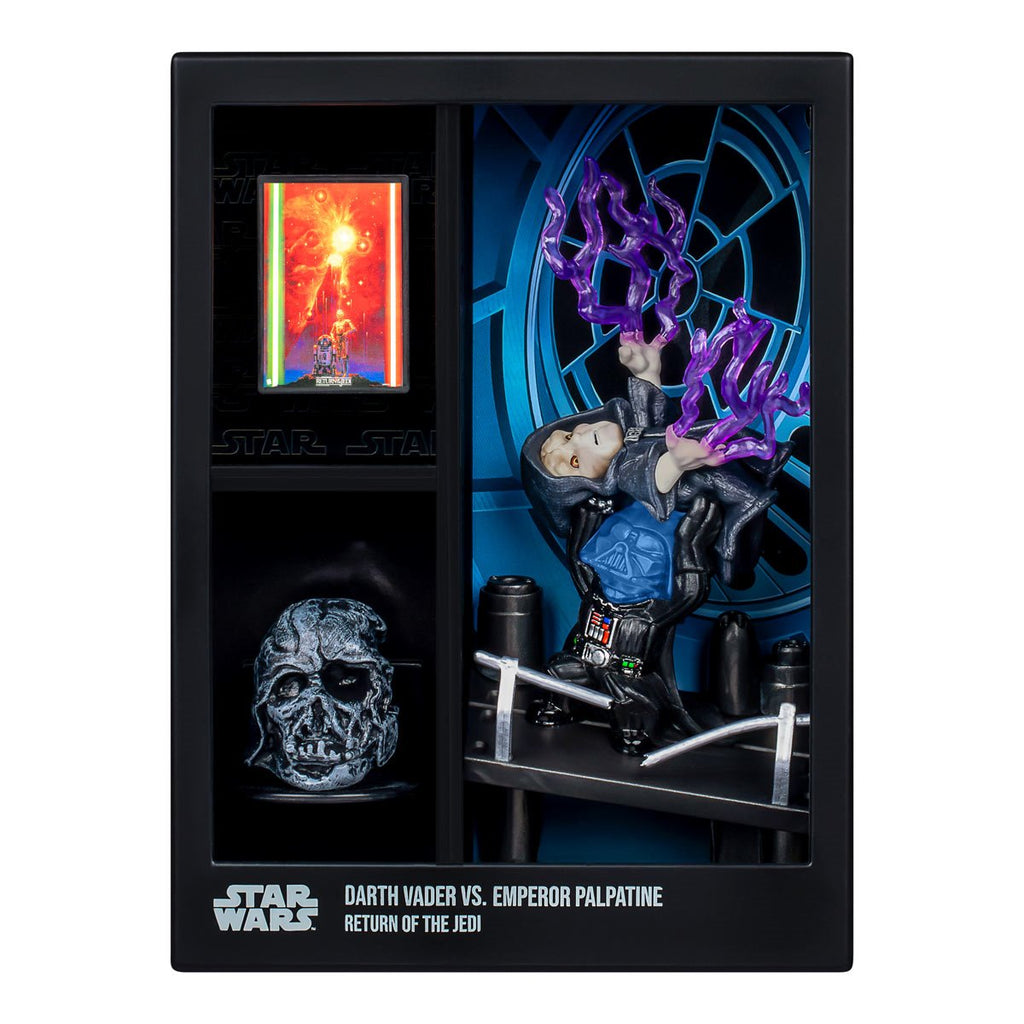 Star Wars Darth Vader Vs Emperor Palpatine Fandrop Figure Diorama