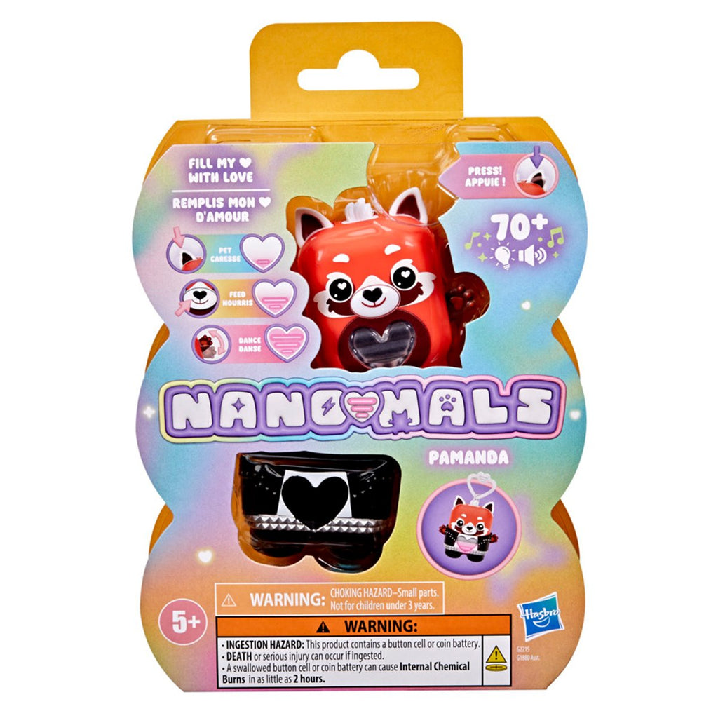 Nano-mals Pamanda the Red Panda Electronic Pet Toy