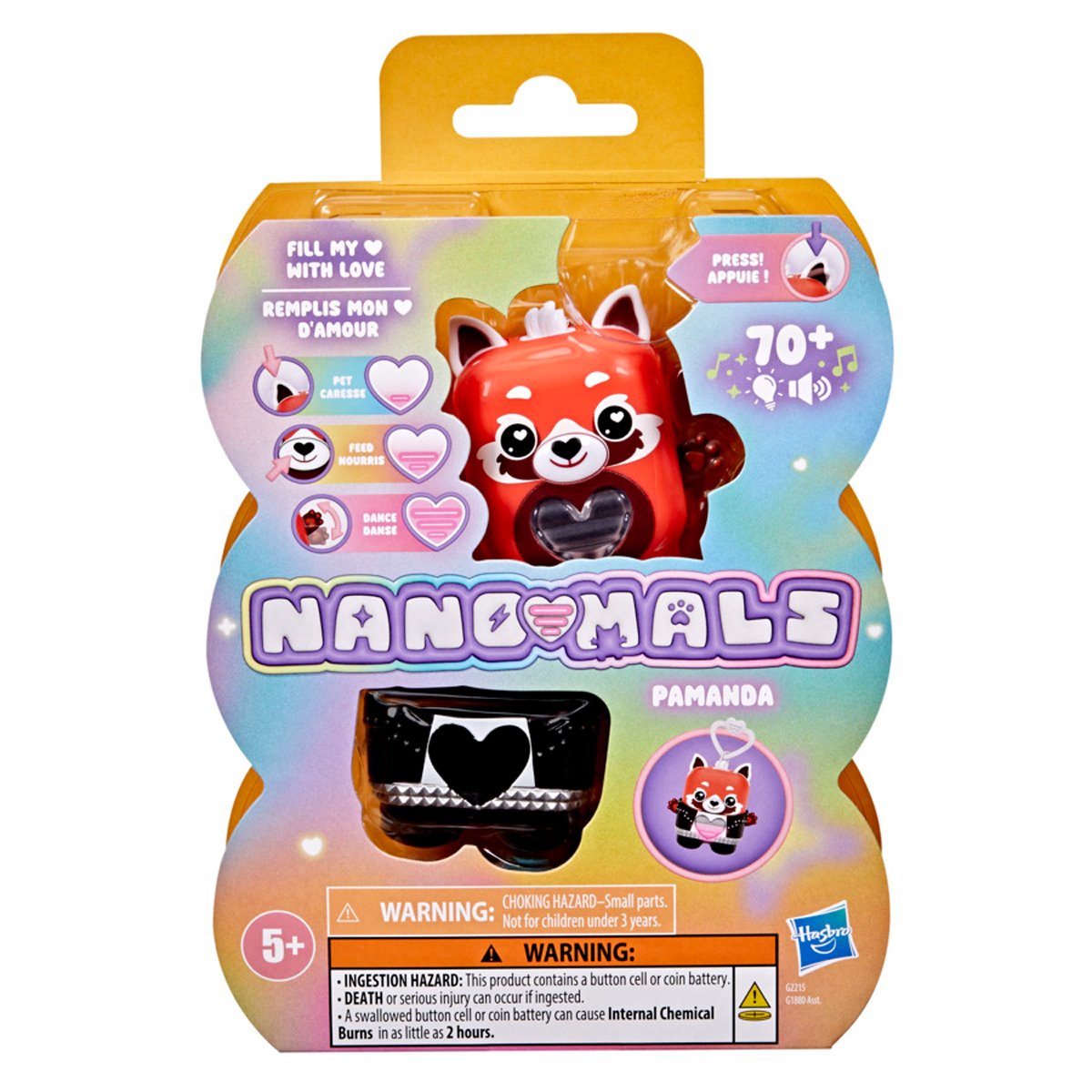 Nano-mals Pamanda the Red Panda Electronic Pet Toy