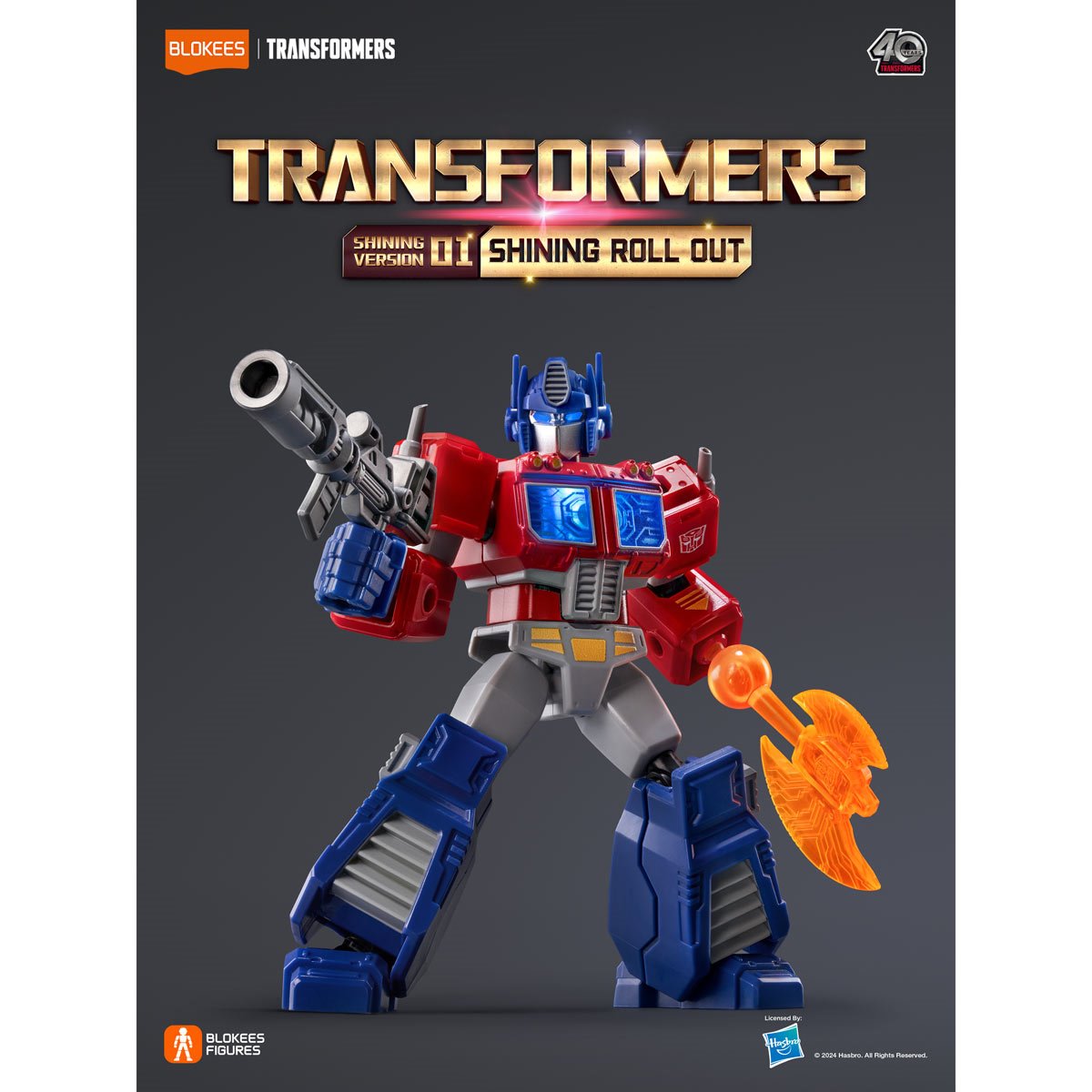 Transformers Shining Version 1 Shining Roll Out Blokees Mini Model Kit Case of 6