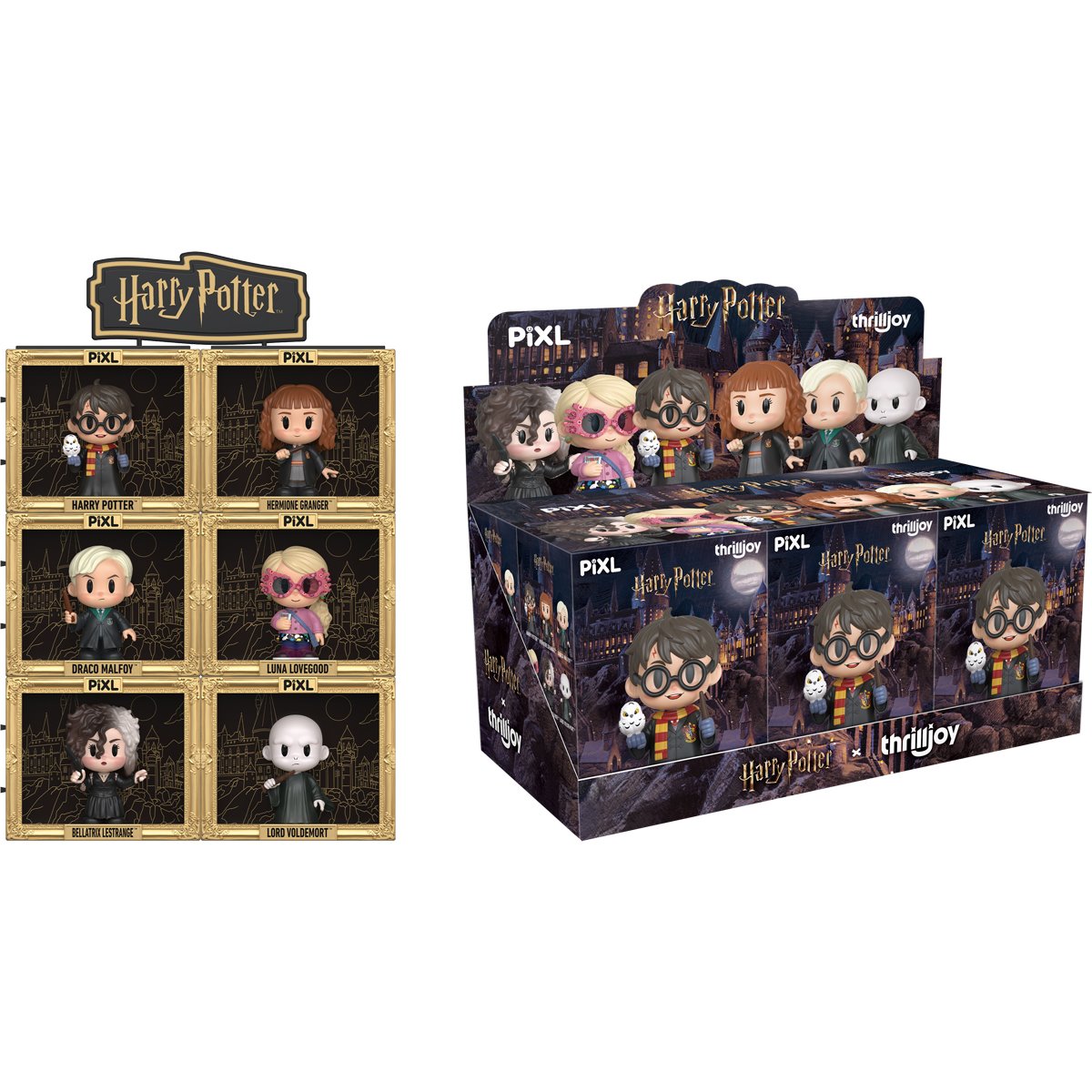 Harry Potter Blind Box PIXL Mini-Figure Display Case of 6