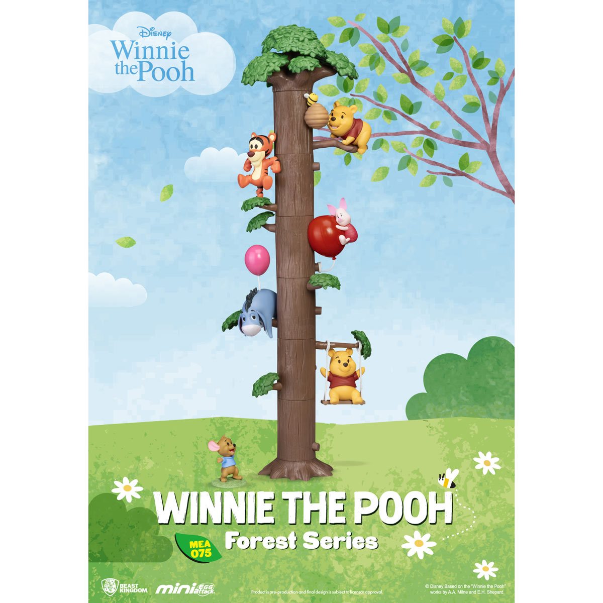 Winnie the Pooh Forest Series MEA-075 Mini-Figure Set of 6