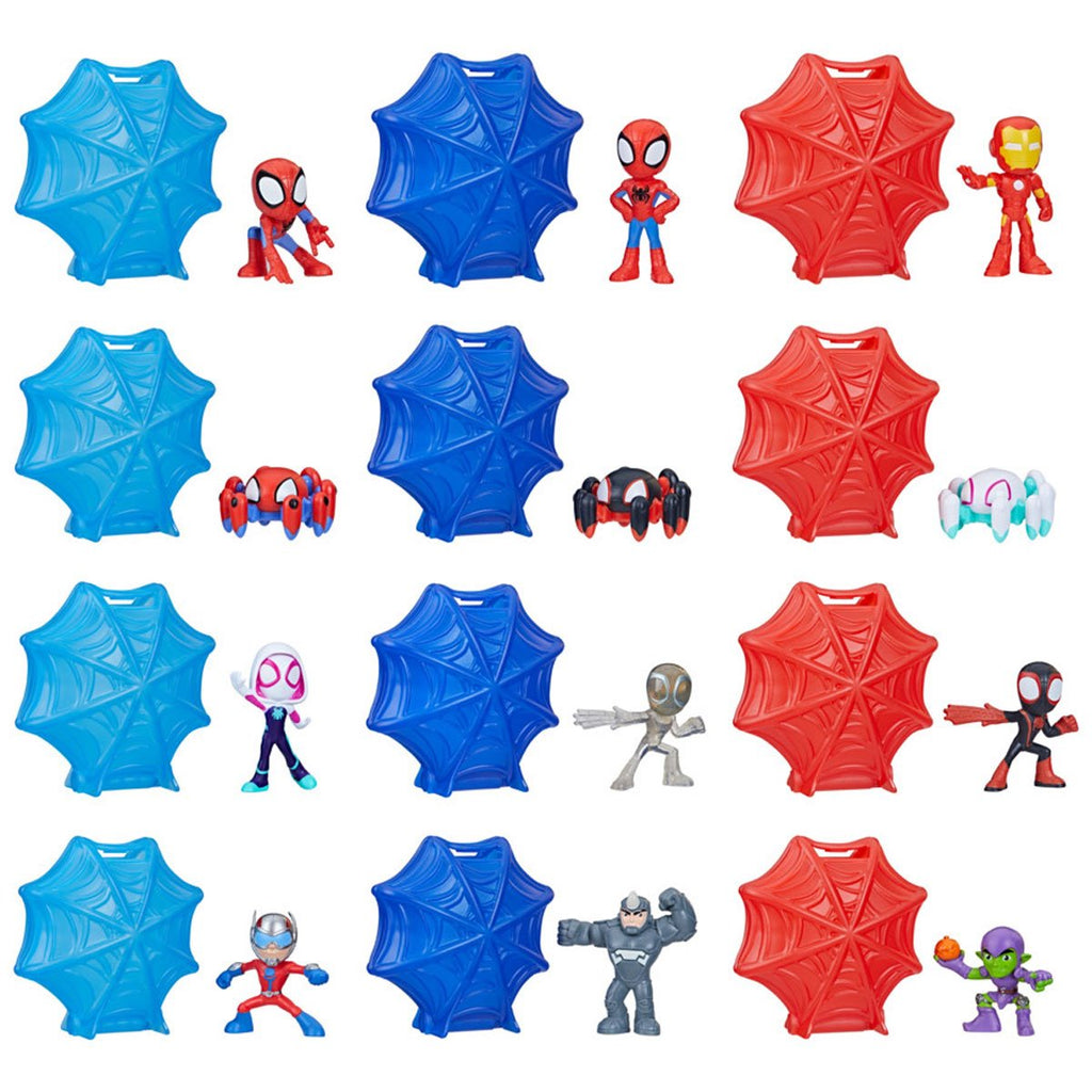 Spidey and His Amazing Friends Webs Up 2 1/2-Inch Mini-Figures Wave 1 Case of 12