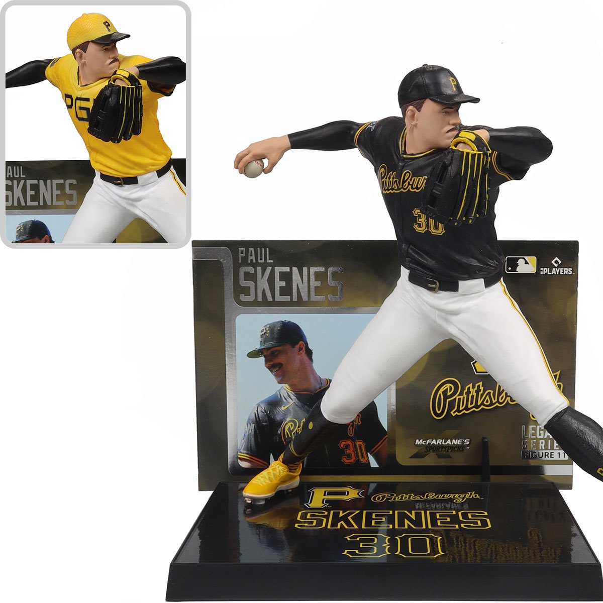 MLB SportsPicks Pittsburgh Pirates Paul Skenes 7-Inch Posed Figure Case of 6