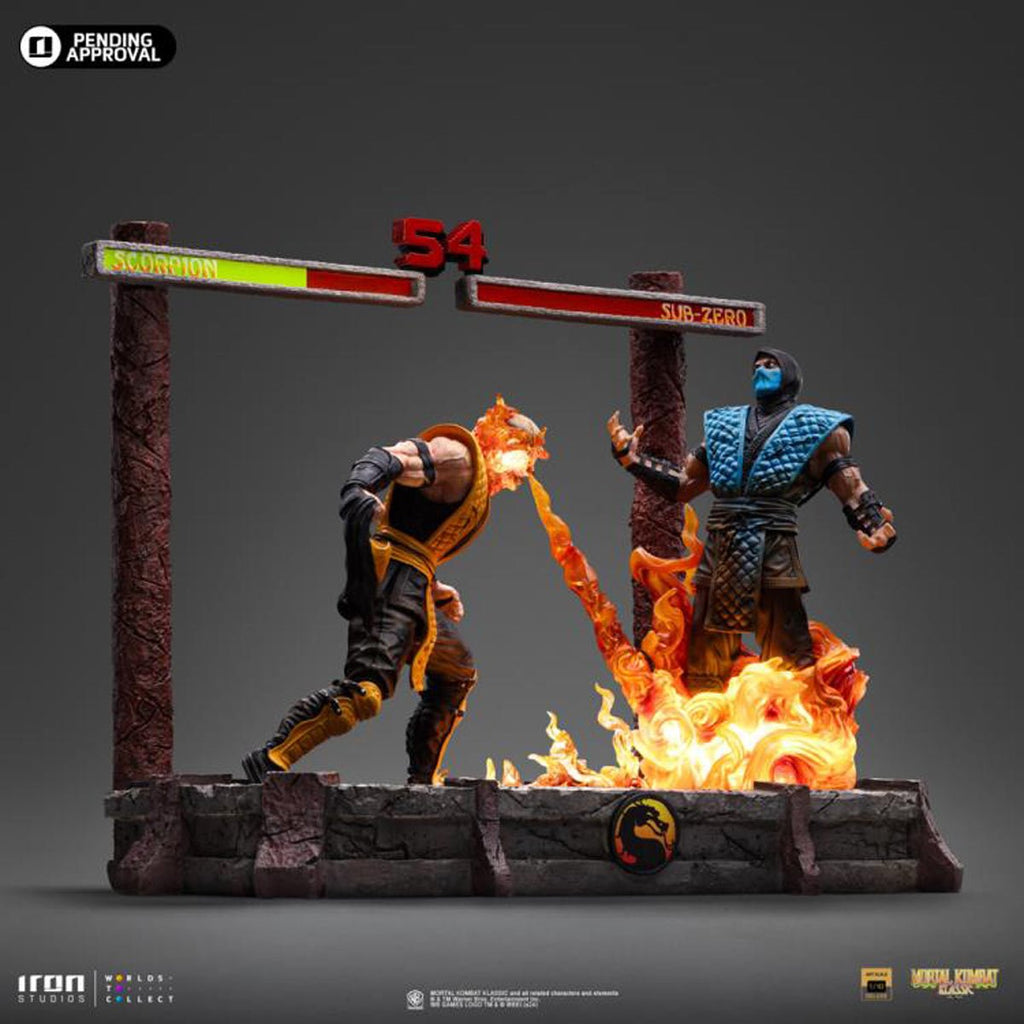 Mortal Kombat Scorpion Fatality 1:10 Deluxe Art Scale Limited Edition Statue