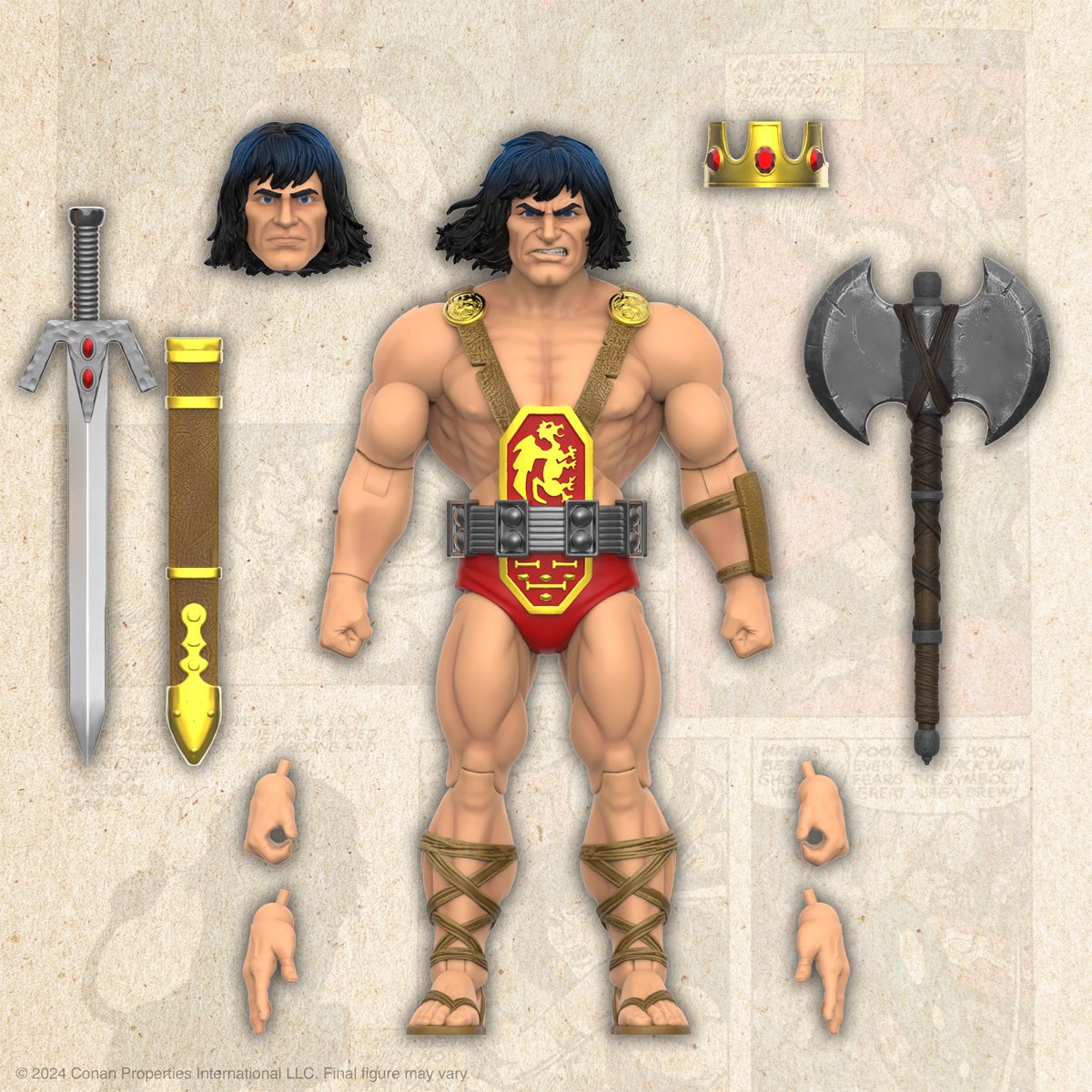 Conan the Barbarian Ultimates Kull the Conqueror Comic 7-Inch Action Figure
