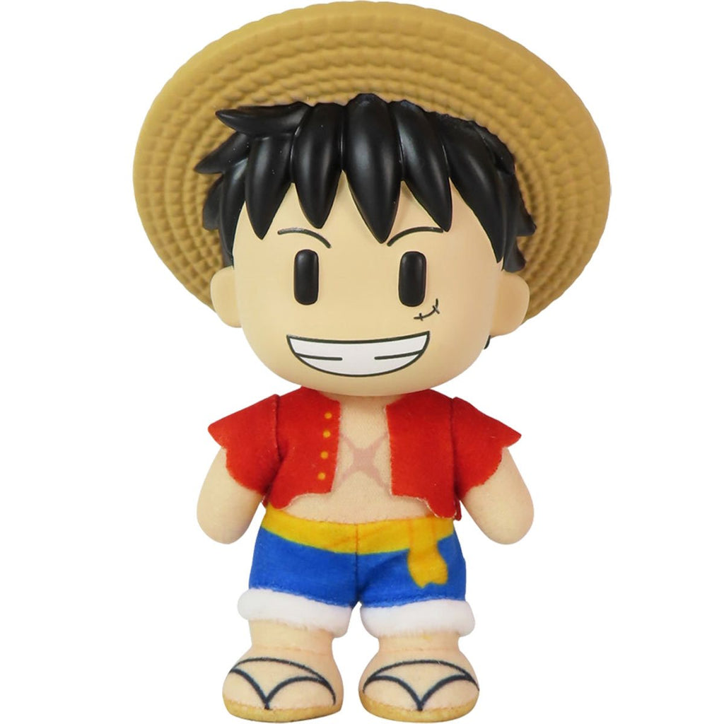 One Piece Monkey D. Luffy After 2 Years FigureKey Vinyl Head 4 1/2-Inch Moveable Plush