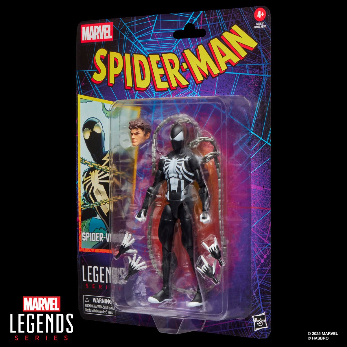 Spider-Man Marvel Legends Retro Cardback 6-Inch Action Figures 2026 Wave 1 Case of 6