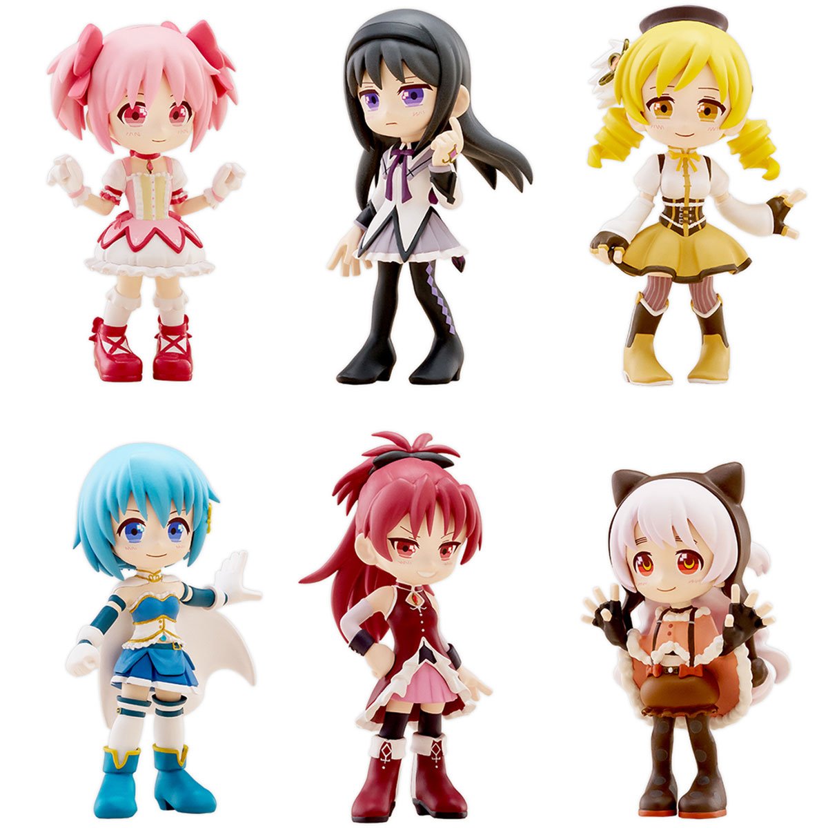 Puella Magi Madoka Magica PalVerse Blind Box Mini-Figure Case of 6